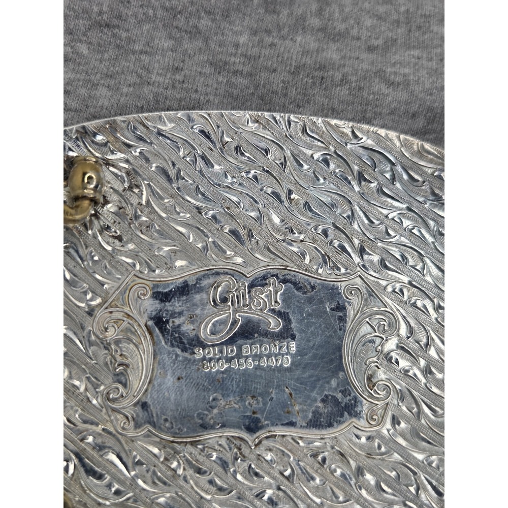 Gist 2009 Pinto World Reserve Champion Ruby Large Oversized Trophy Buckle - Picture 4 of 10